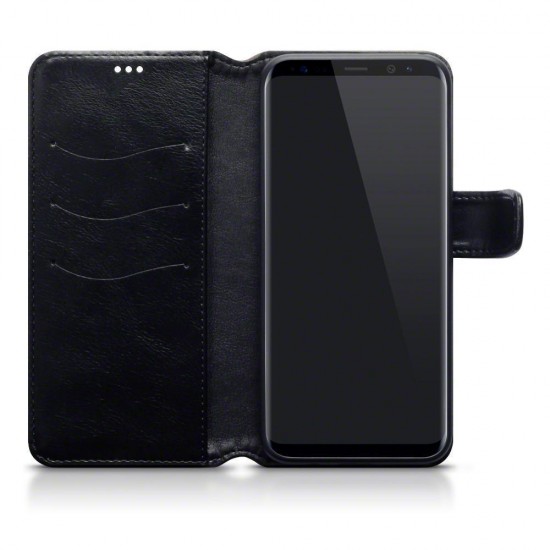 Terrapin Samsung Galaxy S8 Plus Faux Leather Wallet Case + Stand Function - Blac Terrapin Samsung Galaxy S8 Plus Faux Leather Wallet Case + Stand Function - Blac