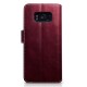 Terrapin Samsung Galaxy S8 Plus Faux Leather Wallet Case + Stand Function - Red 