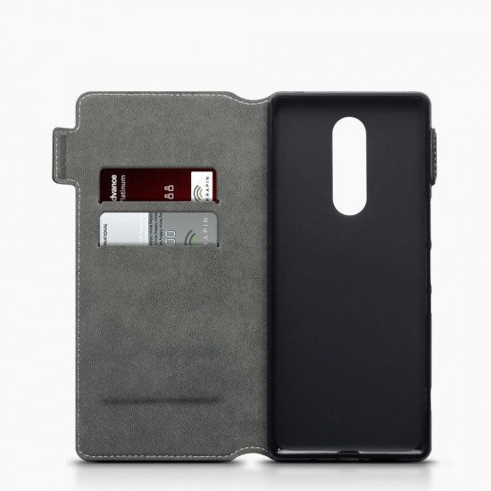 Terrapin Sony Xperia 1 Slim PU Leather Wallet Case - Black Terrapin Sony Xperia 1 Slim PU Leather Wallet Case - Black