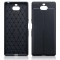 Terrapin Sony Xperia 10 Plus Leather Design Slim Gel Case - Black