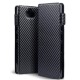Terrapin Sony Xperia 10 Plus Ultra Slim PU Leather Wallet Case - Black Carbon T Terrapin Sony Xperia 10 Plus Ultra Slim PU Leather Wallet Case - Black Carbon T