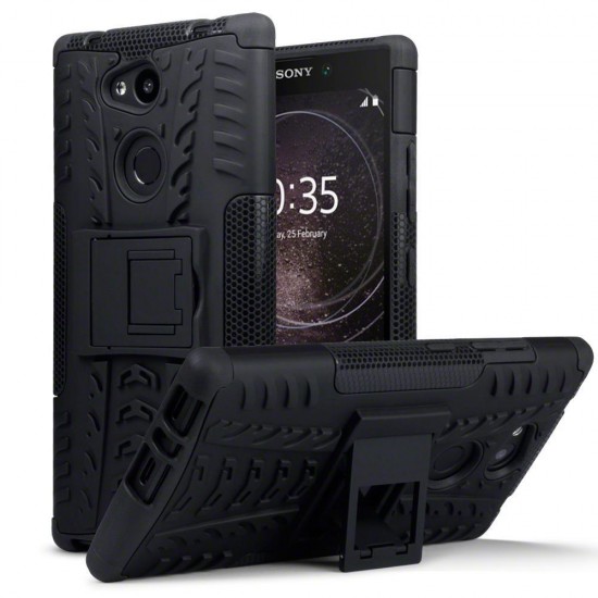 Terrapin Sony Xperia L2 Rugged Shockproof Tough Case - Full Black Terrapin Sony Xperia L2 Rugged Shockproof Tough Case - Full Black