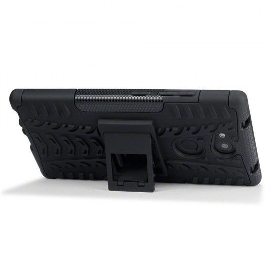 Terrapin Sony Xperia L2 Rugged Shockproof Tough Case - Full Black Terrapin Sony Xperia L2 Rugged Shockproof Tough Case - Full Black
