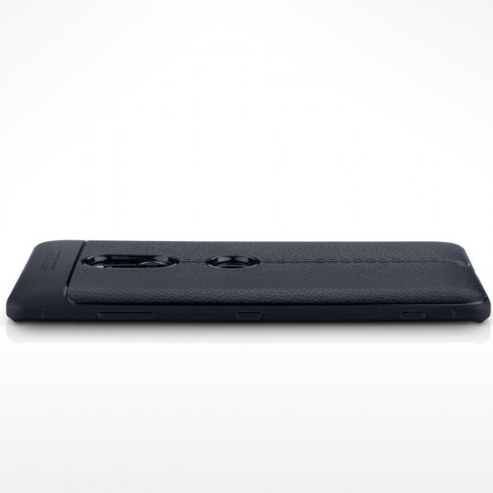 Terrapin Sony Xperia XZ3 Leather Design Slim Gel Case - Black Terrapin Sony Xperia XZ3 Leather Design Slim Gel Case - Black