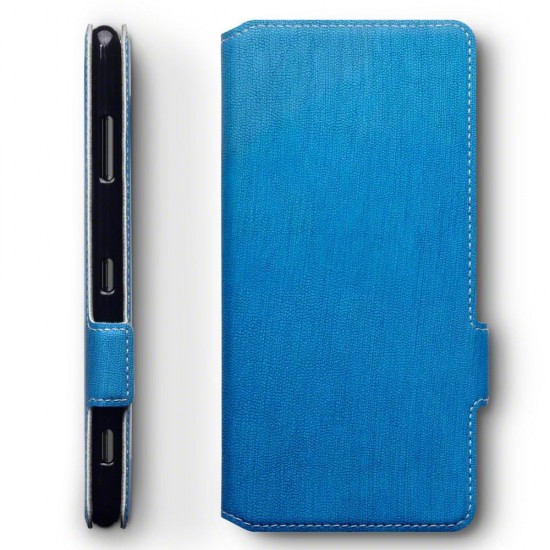 Terrapin Sony Xperia XZ3 Ultra Slim Faux Leather Wallet Case - Light Blue Terrapin Sony Xperia XZ3 Ultra Slim Faux Leather Wallet Case - Light Blue