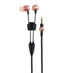 Wraps Core Earphones in Rose Gold