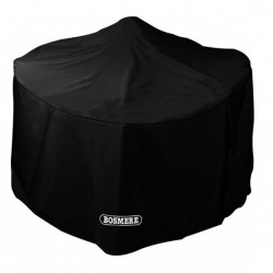 Bosmere Storm Black Large Round Fire Pit Cover