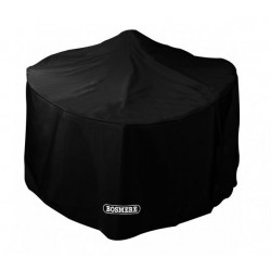 Bosmere Storm Black Large Round Fire Pit Cover
