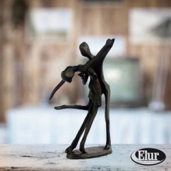 Europa 15cm Summer Dancing Couple In Hold Cast Iron Figurine