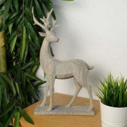Europa Deer Carved 46cm Ornament