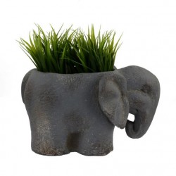 Europa Elephant 20cm Fibre Clay Planter