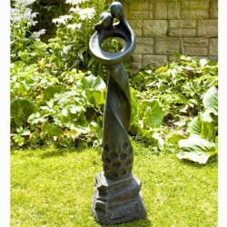 Europa Romantic Twist Statue Black