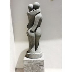 Skyline Lovers Sculpture + Plinth