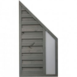 Rowlinson 6x3 Palermo Angled Screen Opaque Infill