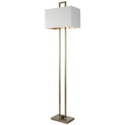 RV Astley Danby Antique Brass Floor Lamp