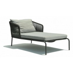 Skyline Milano Grey Strap Chaise