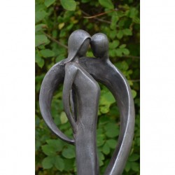Europa Black Tender Kiss Statue