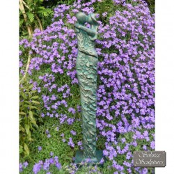 Europa Contemporary Twist Aluminium Verdigris Statue