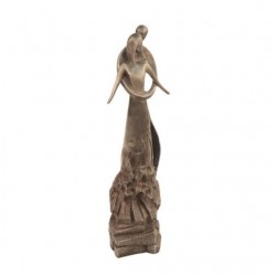 Europa Caring Embrace Statue Black